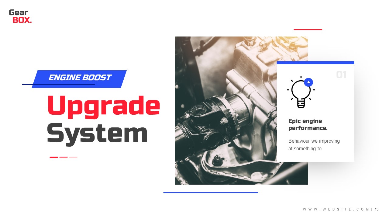 Gear Box Automotive Keynote Presentation by BrandEarth GraphicRiver